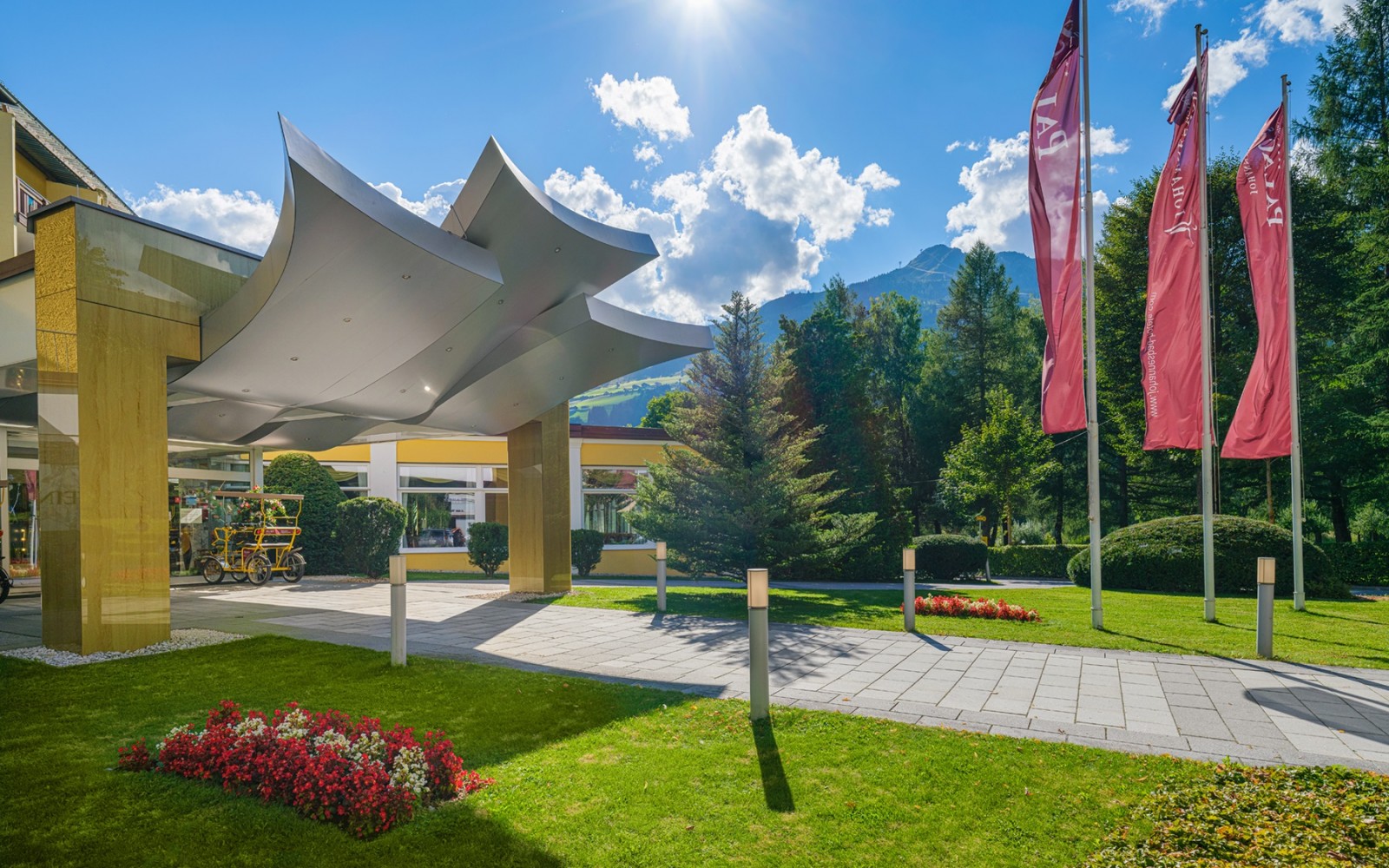 Anfahrt zum Johannesbad Hotel Palace in Bad Hofgastein