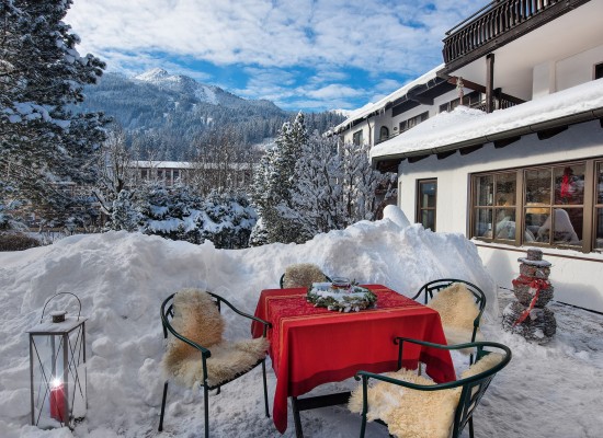 Hotelgarten im Johannesbad Hotel St. Georg in Bad Hofgastein