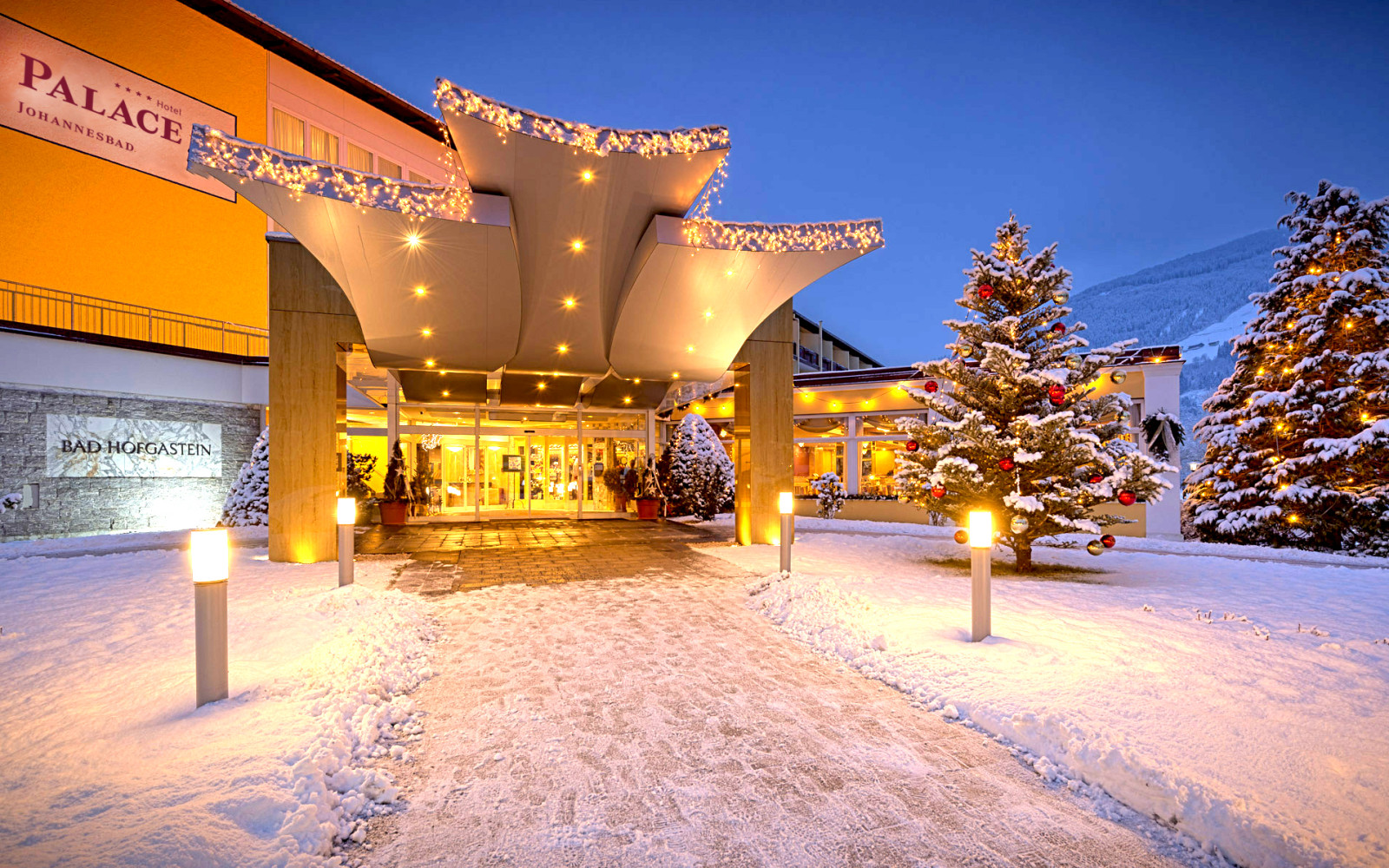Winter im Johannesbad Hotel Palace
