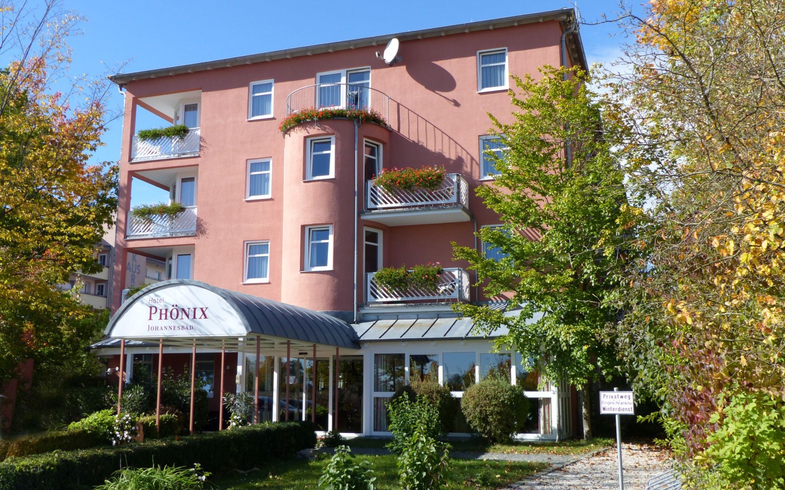 Johannesbad Hotels Bad Füssing Hotel Phönix Außenansicht