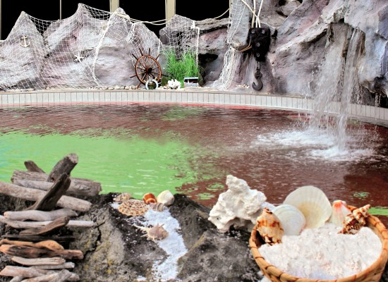 Johannesbad Hotel Phönix Erlebnis Therme Salzwasser Felsenlagune