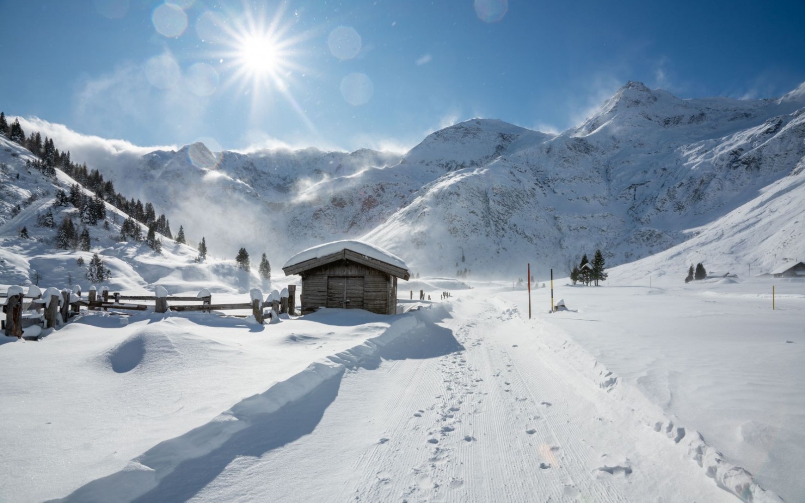 Winterurlaub in den Johannesbad Hotels Winterlandschaft Bad Hofgastein