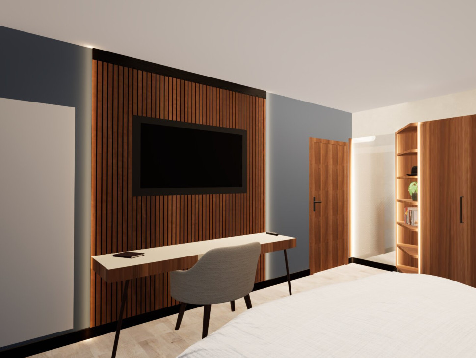 Königshof Premium Suite Schhlafzimmer mit Schminktisch
